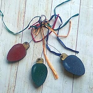 Wooden  Christmas Tree Ornaments decor